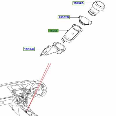 BASE ASSY – CIGAR LIGHTER LR003987