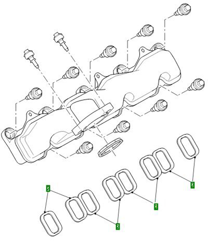 INLET MANIFOLD SEAL TDCI DEF 07>            LR018370