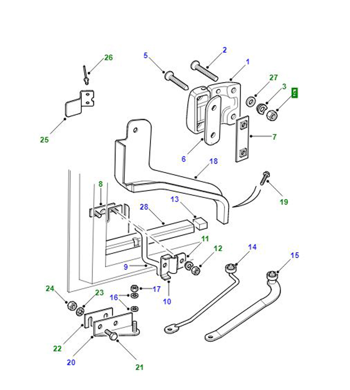 NUT PLAIN 5/16UNF  NH605041L