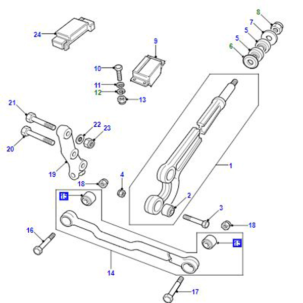 BUSH PANHARD ROD LATE 2A  RBX101340G