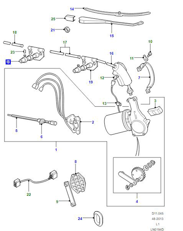 ADAPTOR SPLINED WIPER ARM TO WHEEL STC987
