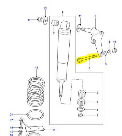 BOLT – HEX HEAD  RYP501140