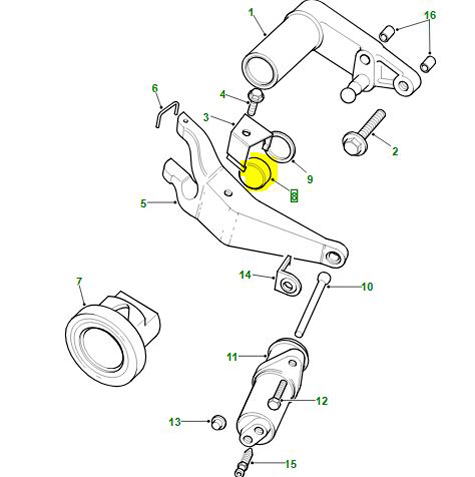 INSERT CLUTCH PIVOT S111DEF/DIS/RRC  571161