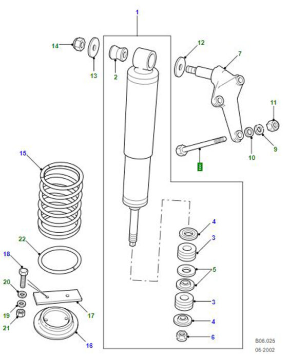 BOLT M10 X 110MM BH110221L