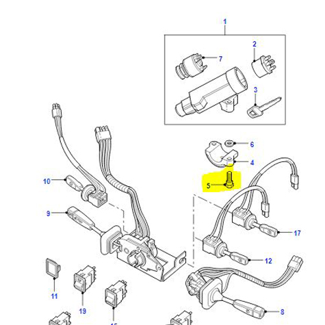 STEERING LOCK SHEAR BOLT   QRH100030