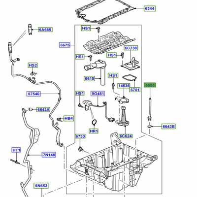 TUBE – CRANKCASE VENTILATION        LR013608