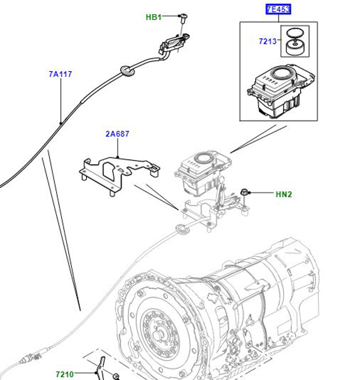 MODULE – TRANSFER SHIFT CONTROL           LR031789