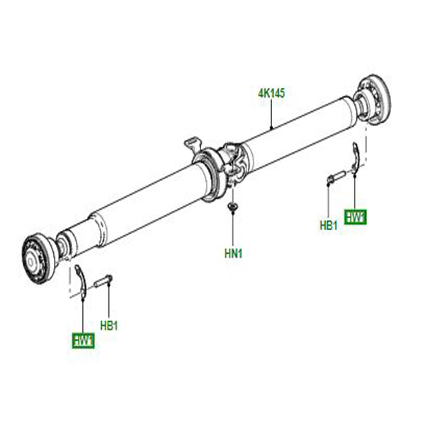 WASHER M10 PROP SHAFT CONNECTION LINK TYF500020