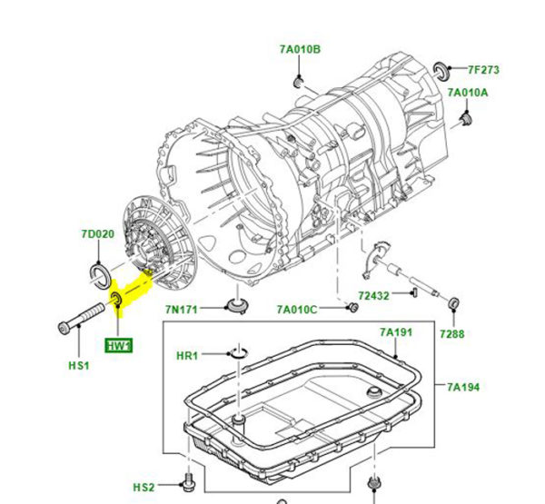 WASHER M6 TRANSMISSION TYF500030