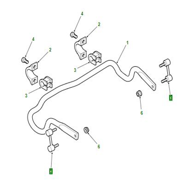 ANTI ROLL BAR LINK FRONT P38 ANR3304HD