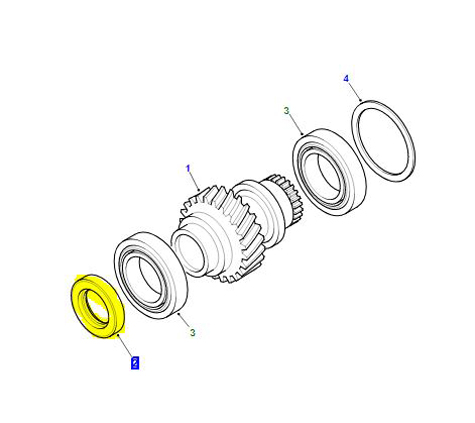 GEARBOX 5 SPEED OIL SEAL EXT CASE   ICV100000G