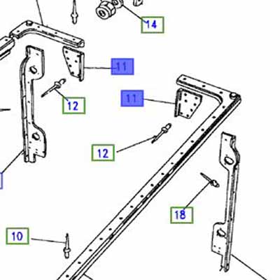 BRACKET REAR CHASSIS LH ASR2451