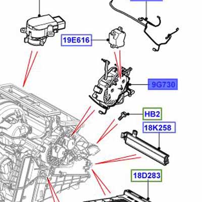 ACTUATOR HEATER CONTROL LR052780