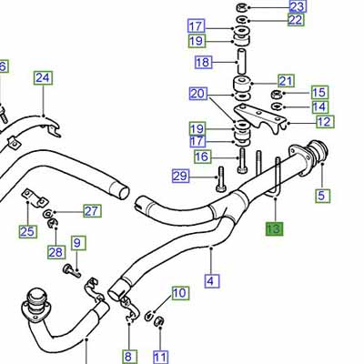 U BOLT EXHAUST CLAMP NRC6509