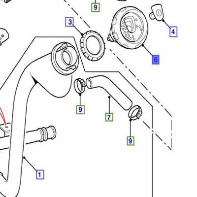 CAP-FILLER FUEL FILLER WLD000040PMA