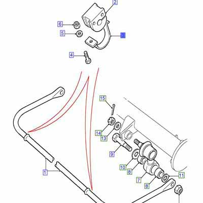 STRAP-BOLT-PROTECTOR REAR SUSPENSION ANR4548