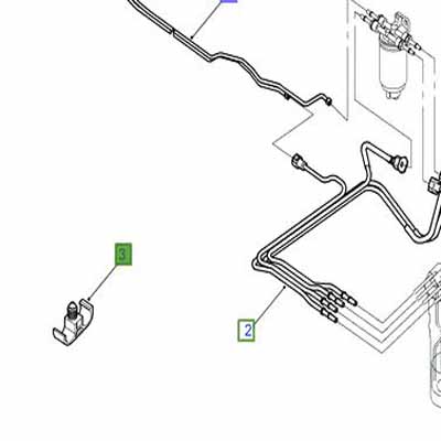 CLIP – DOUBLE FUEL LINES ESR4687