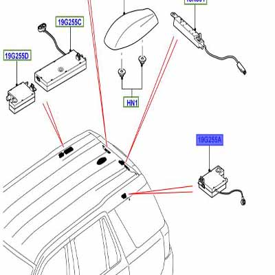 AMPLIFIER TRAFFIC, RED, SINGLE WIRE CONNECTOR LR001940