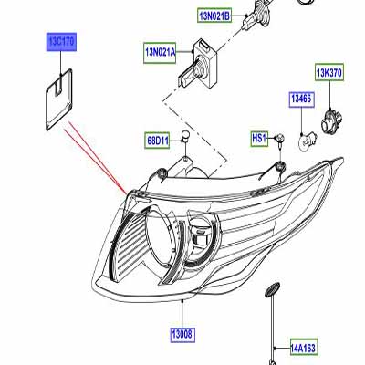 BALLAST WITH BI – XENON HEADLAMPS LR025157
