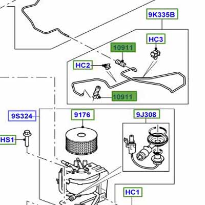 CONNECTOR FUEL LINES WKD500140