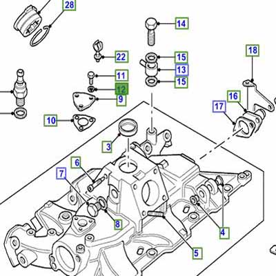 WASHER-SPRING V8 TWIN CARB L/R PETROL 3/16 DIA, SQUARE WM702001L