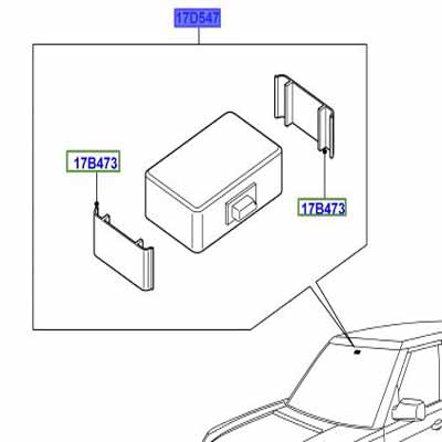 MODULE – WINDSHIELD RAIN SENSOR YDB105430L