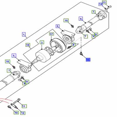 SCREW-FLANGED HEAD M8 X 22, PAINT CLEARING, BEARING ASSEMBLY YYG10015