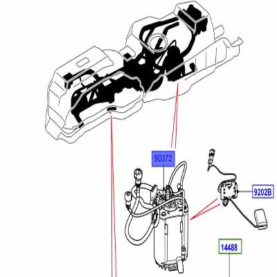 MODULE – ENGINE FUEL PUMP AND SENDER LR042717
