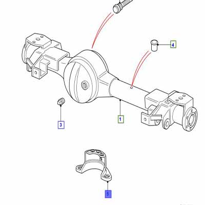 BRACKET – AXLE MOUNTING  LR068822