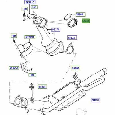 EXHAUST CLAMP 101MM LR082692