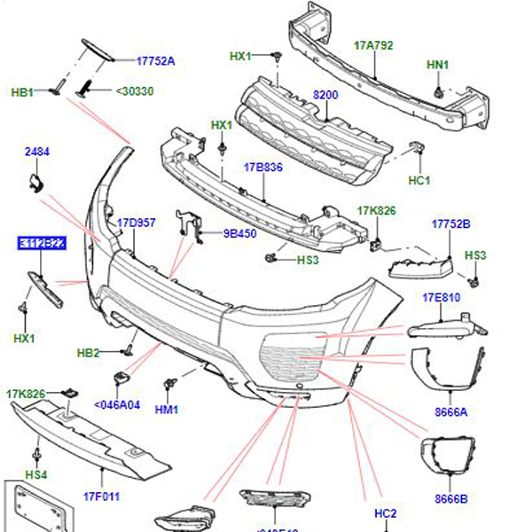 AIR DEFLECTOR LEFT HAND LR083892
