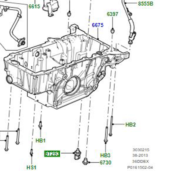 SENSOR TEMPERATURE OIL PAN LEVEL INDICATOR 1359056