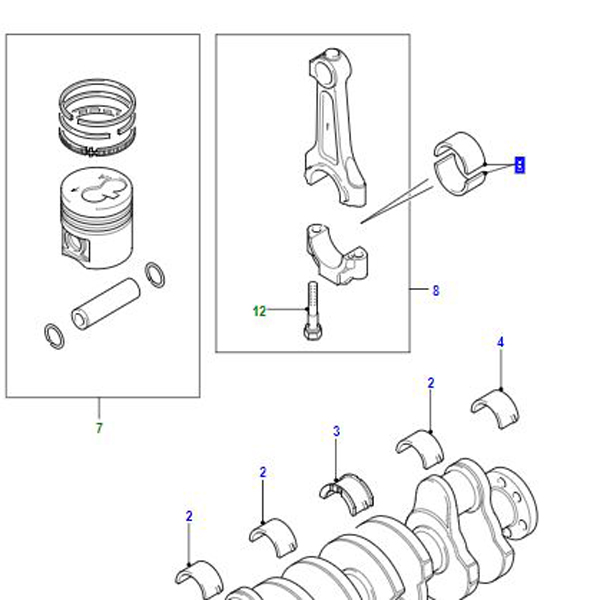 BEARING CONNECTING ROD LR041319