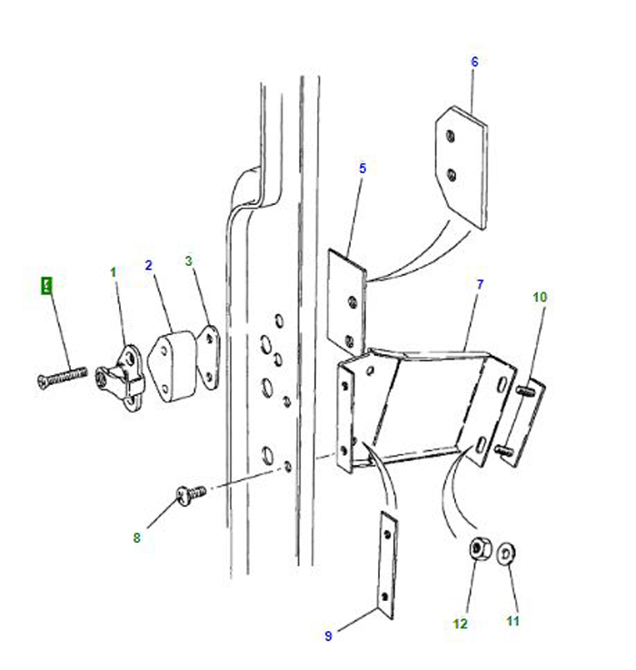 SCREW DOOR LATCH BYP500200