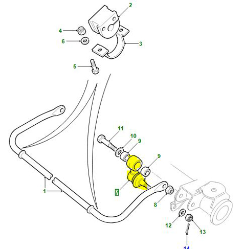 BALL JOINT ANTI ROLL BAR REPLACEMENT     NTC1888G