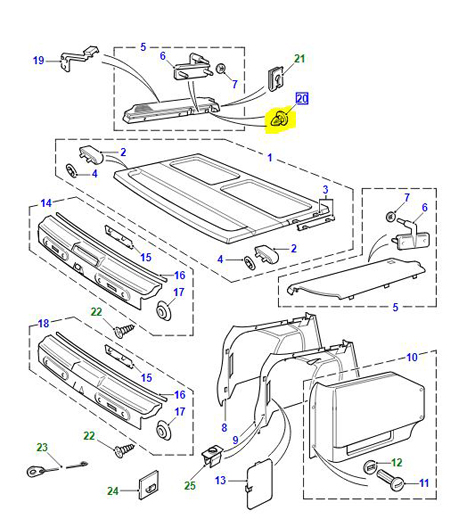 CLIP TRIM RETENTION – NRR-P38   AFU4203AUK