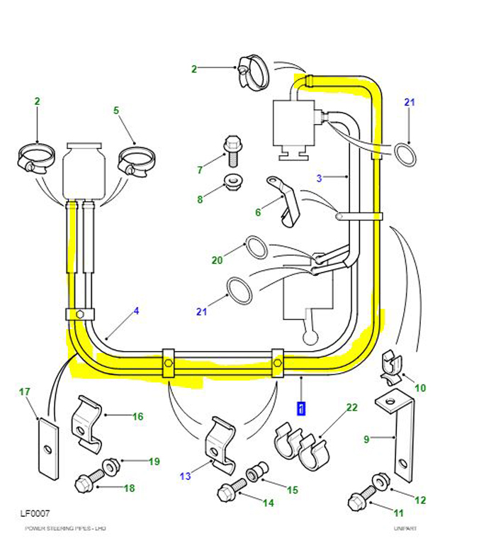 HOSE-POWER ASSISTED STEERING   QEH102570