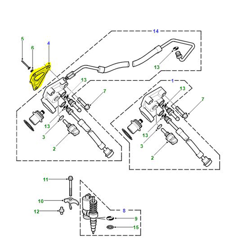 GASKET FUEL REGULATOR TD5 LATE  MSX000010