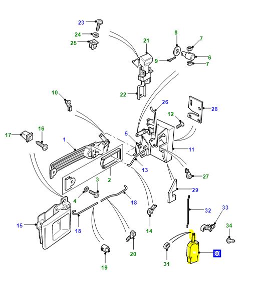 ACTUATOR AND SWITCH ASSEMBLY   FUD500030