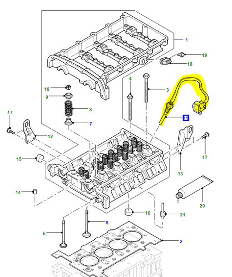 ENGINE TEMPERATURE SENSOR LR039220