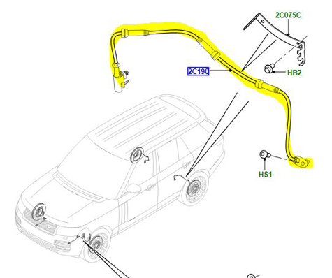 ABS SENSOR REAR BRAKES LR033457