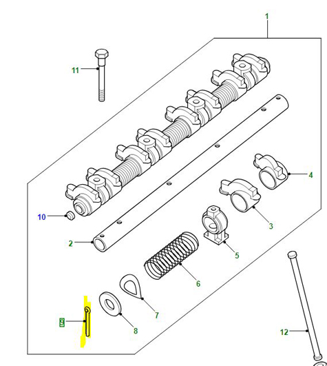 SPLIT PIN V8 PS606101L