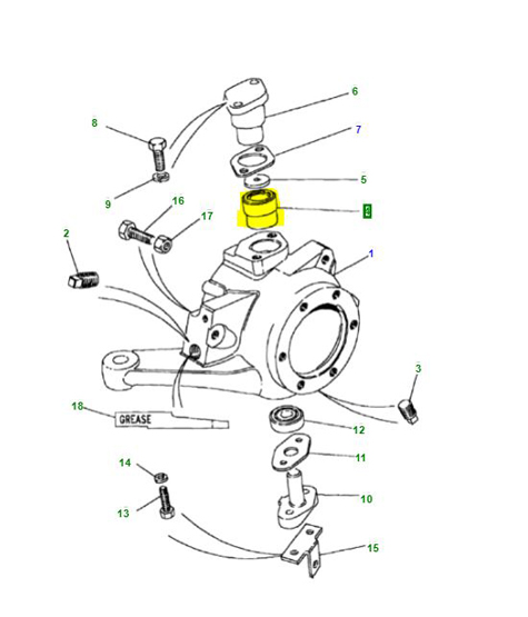 TOP SWIVEL PIN 8510267