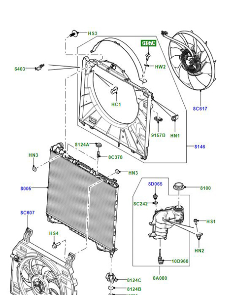 RAD COWL FASTENER DZUS MALE TD5 DEF                 ANR6461
