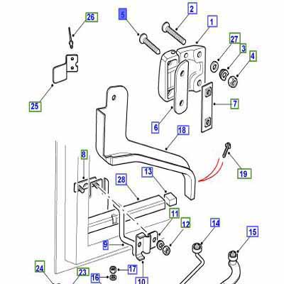 BOLT M8 X 85MM DOOR HINGE DEF       BYG100160         BYG500080