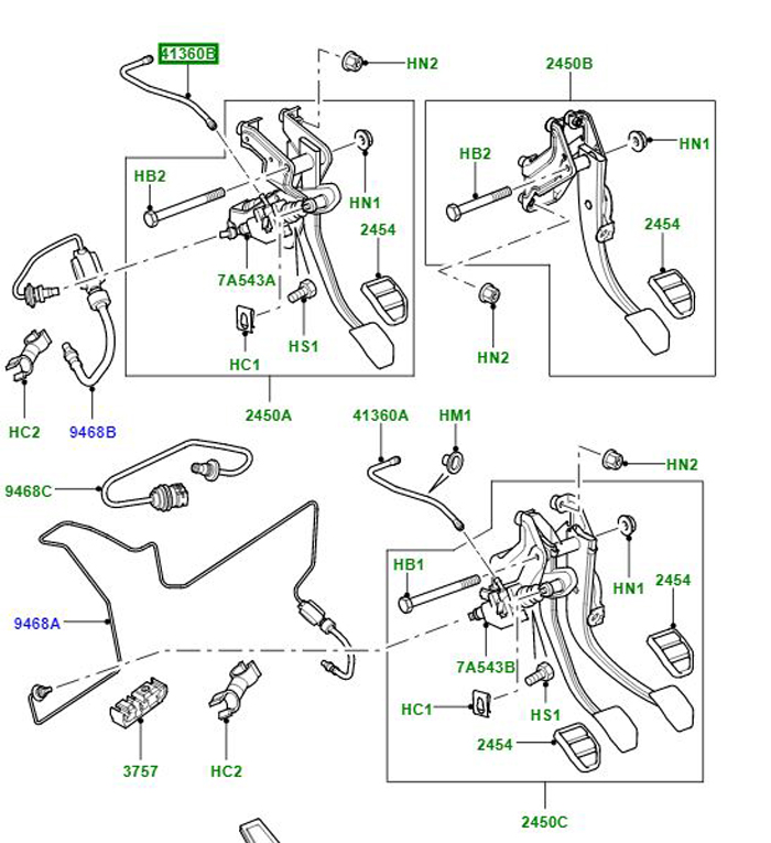HOSE ASSEMBLY BRAKE RHD TH000022