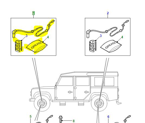 ABS SENSOR FRONT BRAKES SSW500090