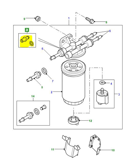 NON RETURN VALVE FUEL SYSTEM VUB503950