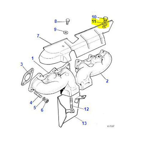 EXHAUST MANIFOLD STUD EAC3823