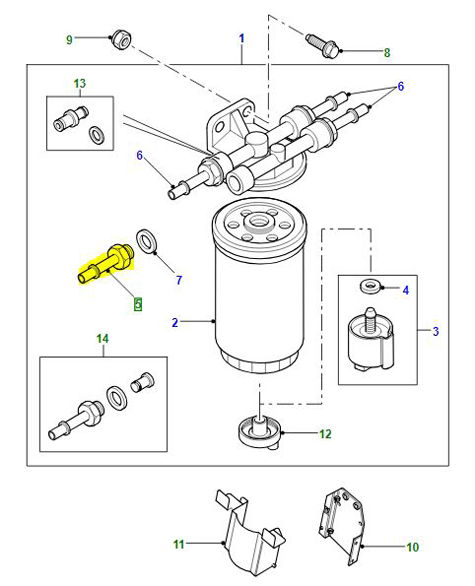 ADAPTOR  FUEL LINES TD5 ESR4724BP
